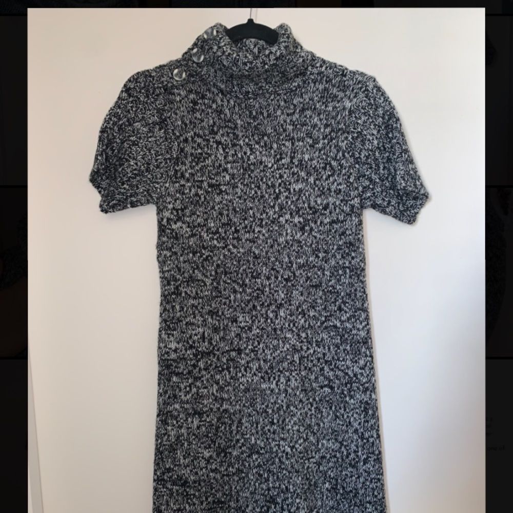 Gray turtleneck tunic size medium